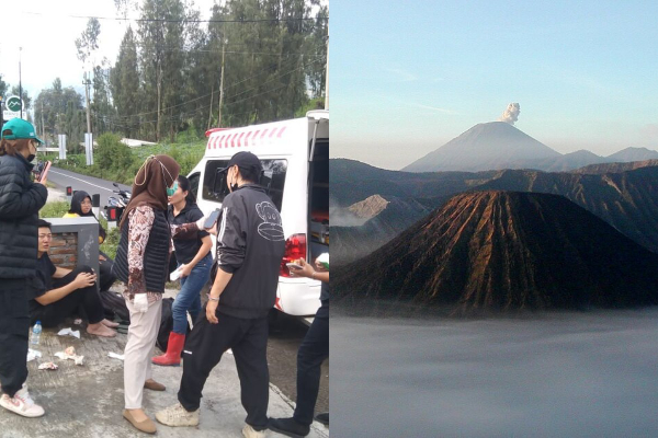 Detik-detik 2 Wisatawan China Jatuh ke Sawah di Jalur Bromo, Diduga Alami Rem Blong