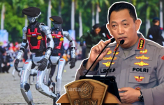 Robot Polisi Tidak Pakai Anggaran Negara