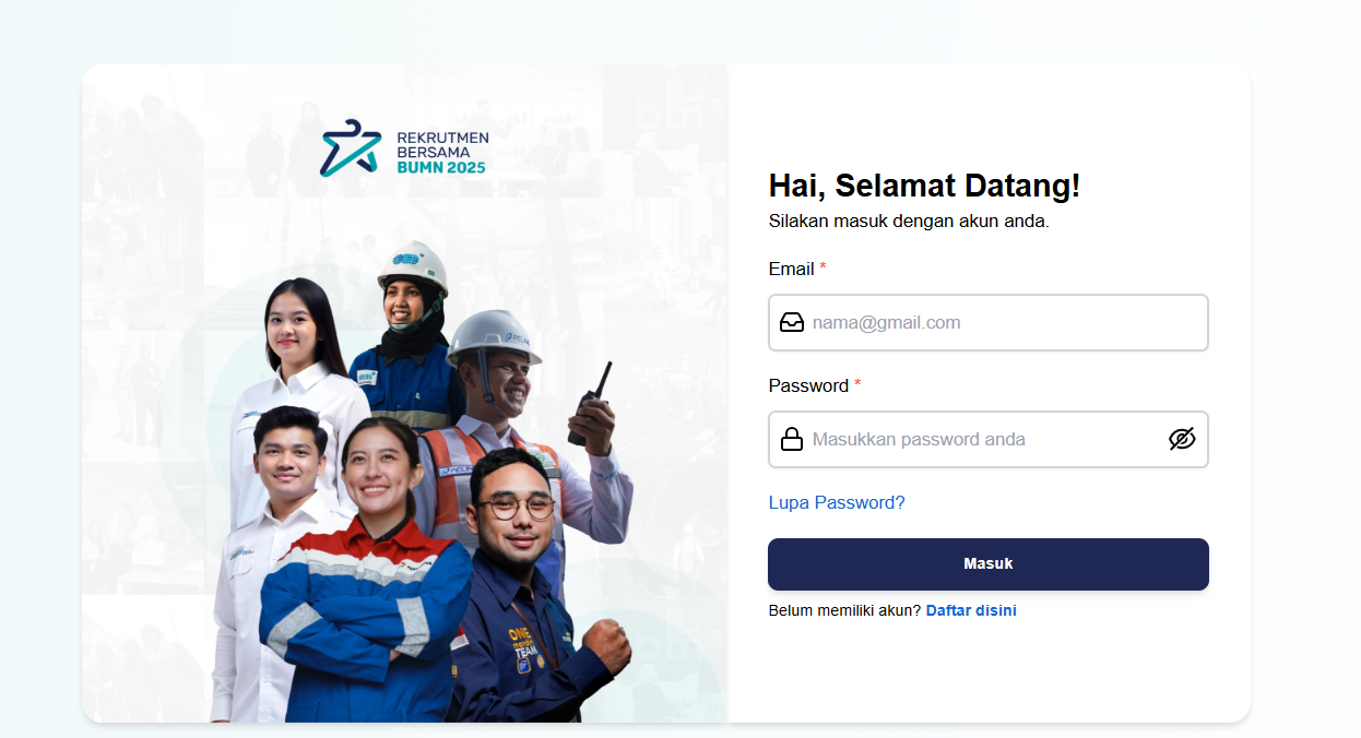 Link Hasil Akhir Rekrutmen Bersama BUMN 2025