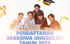 Beasiswa Unggulan 2025 Resmi Dibuka untuk Jenjang S1-S3