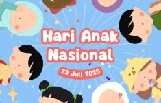 Panduan Hari Anak Nasional 2025 Resmi Dirilis