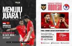 Tempat Nobar Timnas Indonesia vs Vietnam Final Piala AFF U23 2025 di Bandung