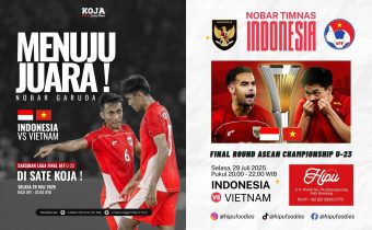 Tempat Nobar Timnas Indonesia vs Vietnam Final Piala AFF U23 2025 di Bandung
