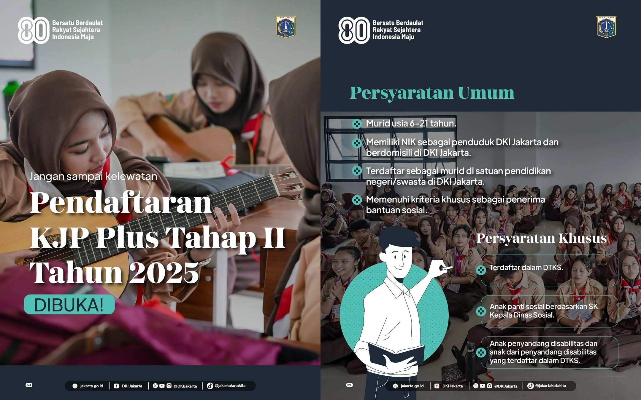 KJP Plus Tahap II Tahun 2025 Telah Dibuka