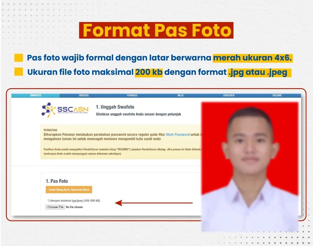 Cek Syarat Swafoto Saat Daftar Sekolah Kedinasan 2025