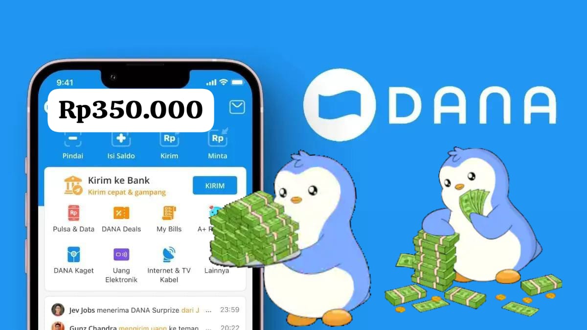 Aplikasi penghasil saldo dana gratis