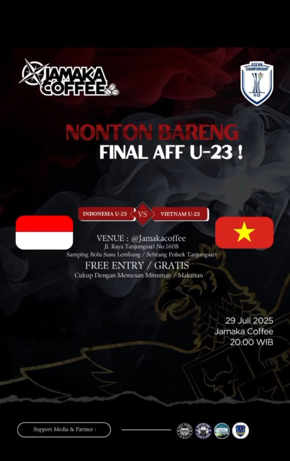 Tempat Nobar Timnas Indonesia vs Vietnam Final Piala AFF U23 2025 di Bandung, Suasana Dijamin Seru! 6 Tempat Nobar Timnas Indonesia vs Vietnam Final Piala AFF U23 2025 di Bandung