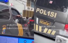 Viral! Pengemudi Mobil Patroli Polisi Merokok Sambil Berkendara, Netizen: Polisi yang Bener Cuma Polisi Tidur