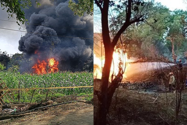 2 Lansia Jadi Korban Kebakaran Sumur Minyak di Blora, Puluhan Warga dan Ternak Mengungsi