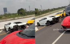 Lamborghini Kecelakaan di Tol Kunciran Gegara Ngebut Usai Ikuti Konvoi, Netizen: Padahal Bisa Patungan Beli Sirkuit!