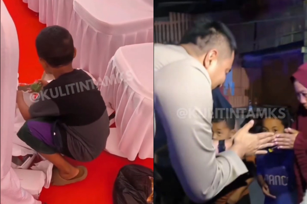 2 Bocah Asal Gowa Pungut Sisa Makanan di Tenda Upacara HUT RI, Ini Hadiah dari Kapolres