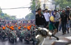 Markas Brimob Kwitang Dikepung Pendemo Siang ini, Massa Kembali Tuntut Keadilan