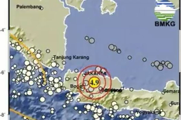 Terbaru! BMKG Catat 6 Gempa Susulan Muncul Pasca Gempa Bumi Bekasi M 4,9