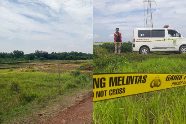 Penemuan Mayat Pria di Persawahan Karangsambung Bekasi: Mata Ditutup Lakban, Tangan Kaki Terikat