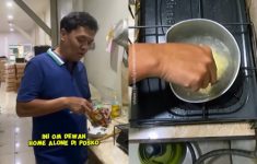 Ketua Komisi III DPR RI Habiburokhman Memasak Mie Pakai LPG 3 Kg, Netizen: Itu Untuk Masyarakat Miskin