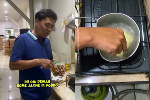 Ketua Komisi III DPR RI Habiburokhman Memasak Mie Pakai LPG 3 Kg, Netizen: Itu Untuk Masyarakat Miskin