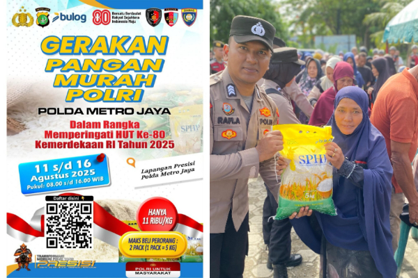 Cara Daftar Pembelian Beras Murah di Polda Metro Jaya Jelang HUT RI ke-80, Catat Jadwal dan Syaratnya