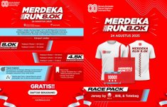 Gratis! Begini Cara Daftar Merdeka Run 8.0K Tanggal di Jakarta, Hadiah Ratusan Juta Rupiah Siap Menanti