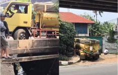 Ancaman Sanksi Truk Tinja Buang Muatan di Saluran Drainase Jakarta Timur, 3 Armada Ditahan