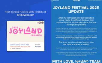 Syarat Refund Tiket Joyland Festival 2025, Berlaku Hingga 31 Agustus, Cek Selengkapnya!