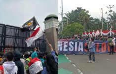 Link Live Demo 25 Agustus 2025 di Depan Gedung DPR RI, Jumlah Massa Terus Bertambah