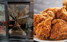 Pria Pecah Kaca KFC di Tangerang Gegara Minta Kulit Ayam