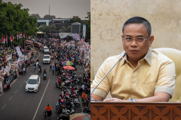 Warga Pati Demo Tuntut Bupati Lengser, Sudewo Ogah Mundur Meski Dilempar Botol