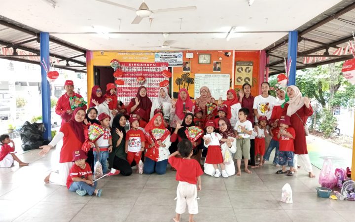 Rumah Quran Sugriwa Meriahkan HUT ke-80 RI dengan Lomba Seru Ibu dan Anak