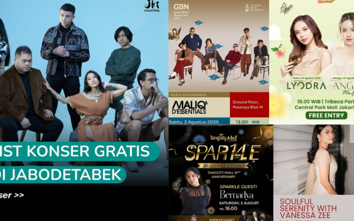 7 Konser Gratis di Jabodetabek Akhir Pekan 2-3 Agustus 2025, Ada Lyodra hingga MALIQ & D'Essentials 2 haijakarta 14