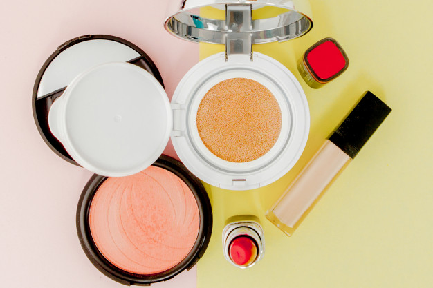 make up products spilling bright yellow pink 130265 3394