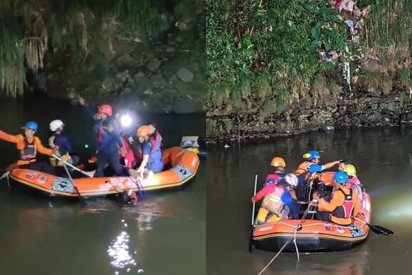 2 Pelajar Tenggelam di Sungai Cisadane Saat Berenang, Ditemukan Berpelukan di Dasar Sungai