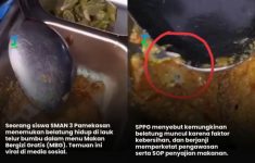 Geger! Pelajar SMAN 3 Pamekasan Temukan Belatung di MBG, Video Viral di Medsos