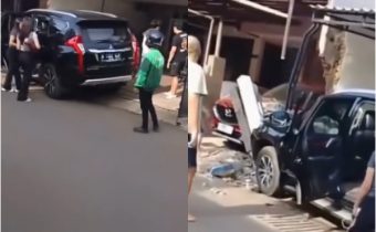 Pengemudi 15 Tahun Tabrak Pagar Rumah Warga di Tangerang Selatan