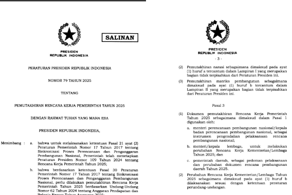 Link Download PDF Perpres 79 Tahun 2025, Aturan Kenaikan Gaji ASN, TNI dan Polri