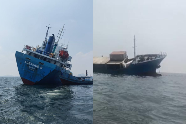 35 Peti Kemas Isi Sembako Terjatuh Saat Kapal KM Alexindo 8 Karam di Pulau Bidadari, Begini Awal Mulanya