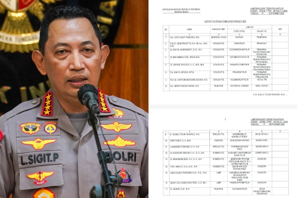 52 Daftar Nama Anggota Tim Transformasi Reformasi Polri yang Dibentuk Kapolri, Beserta Jabatannya!