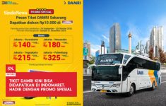 Promo! Cara Beli Tiket Damri di Indomaret 20 September-20 Oktober 2025, Intip Rute dan Harganya