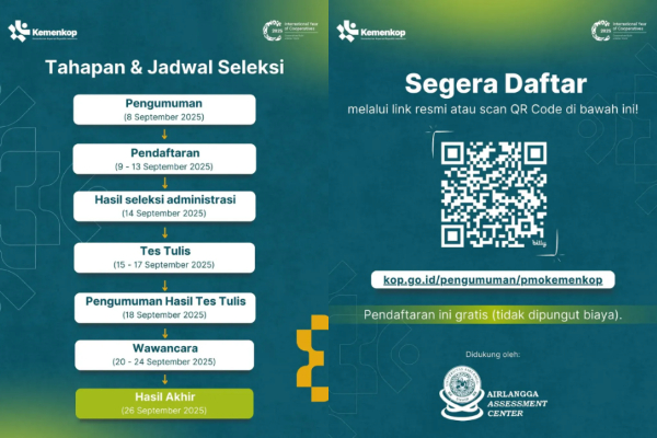 Cara Cek Hasil Seleksi Administrasi PMO Kemenkop