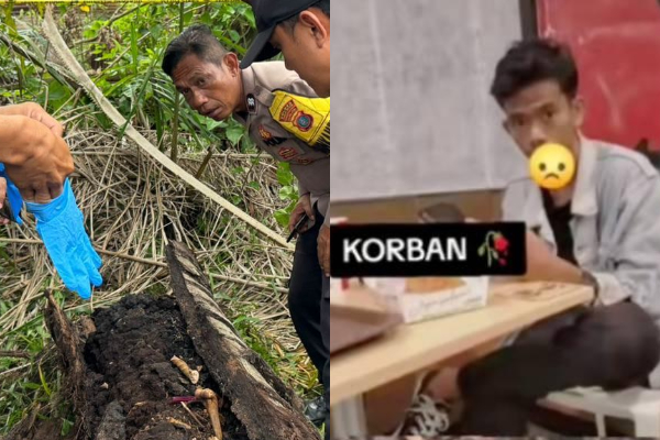 Kerangka Manusia dalam Pohon Aren di Serdang Bedagai Bikin Geger Warga