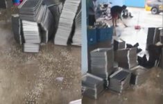 Viral! Ompreng MBG Tercemar Air Limbah Bekas Makanan di Lebak, Ratusan Porsi Tak Disentuh Siswa