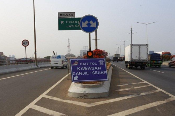 Daftar Gerbang Tol yang Terkena Ganjil Genap