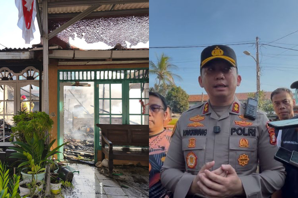 Asrama Polisi Terbakar di Serpong, Puluhan KK Kehilangan Rumah Dinas
