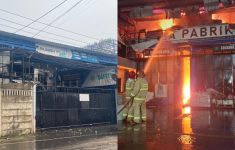 Kebakaran Pabrik Bahan Bangunan di Tangerang Diduga Gegara Aki Genset Meledak, 100 Personel Dikerahkan