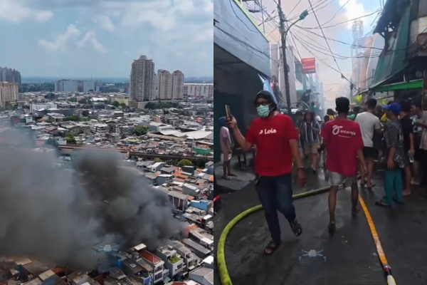 Kebakaran Puluhan Rumah di Tamansari