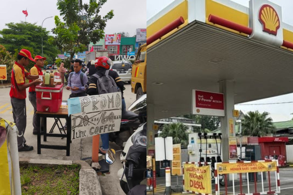 Miris! Petugas SPBU Shell Jual Kopi 1 L di Pinggir Jalan, Shell Indonesia: Penyesuaian Kegiatan Operasional