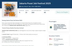 Mau Kerja? Catat Lokasi Jakarta Pusat Job Festival 25 September - 1 Oktober 2025, Beserta Persyaratannya