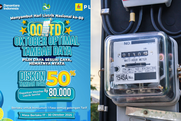 Cara Dapat Diskon Tambah Daya Listrik 50 Persen