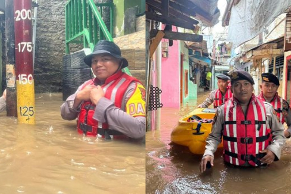 Banjir di Kebon Pala Rendam Ratusan Rumah Akibat Luapan Kali Ciliwung, Ketinggian Capai 1 Meter Lebih 2 Banjir di Kebon Pala Rendam Ratusan Rumah Akibat Luapan Kali Ciliwung, Ketinggian Capai 1 Meter Lebih