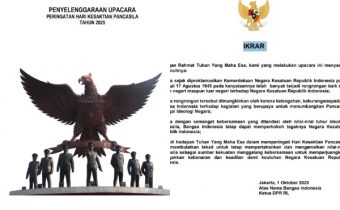 Link Download Ikrar Hari Kesaktian Pancasila 1 Oktober 2025
