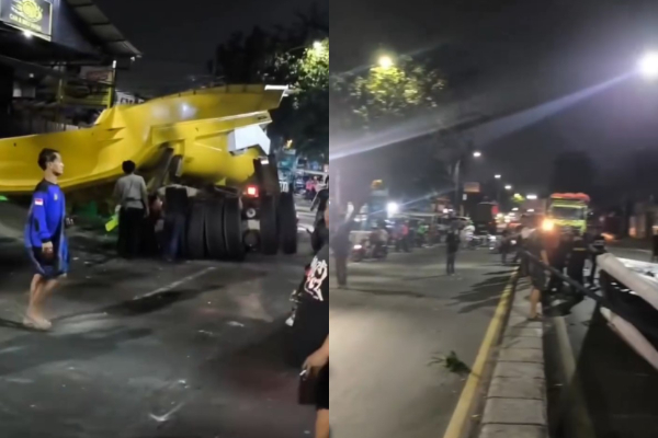 Truk Tabrak Papan Baliho di Bekasi, Ini Kondisi Terbarunya!